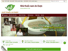 Tablet Screenshot of namanduoc.com
